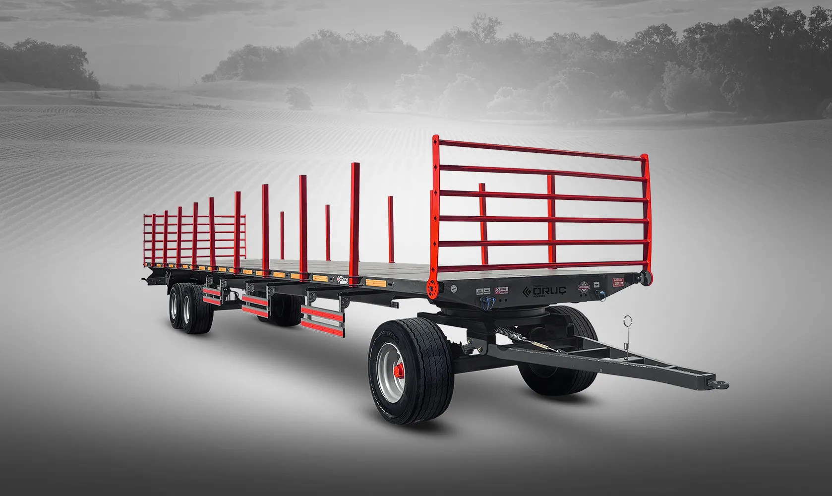 Platform Tip Fonksiyonel Taşıma Römorku